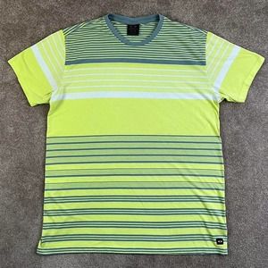 Vintage Y2K Oakley striped t-shirt